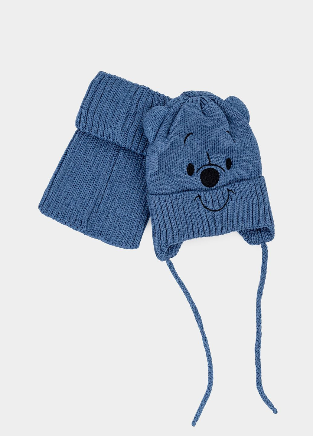 Комплект шапка та снуд для хлопчика колір синій ЦБ-00234115 Yuki (268734761)