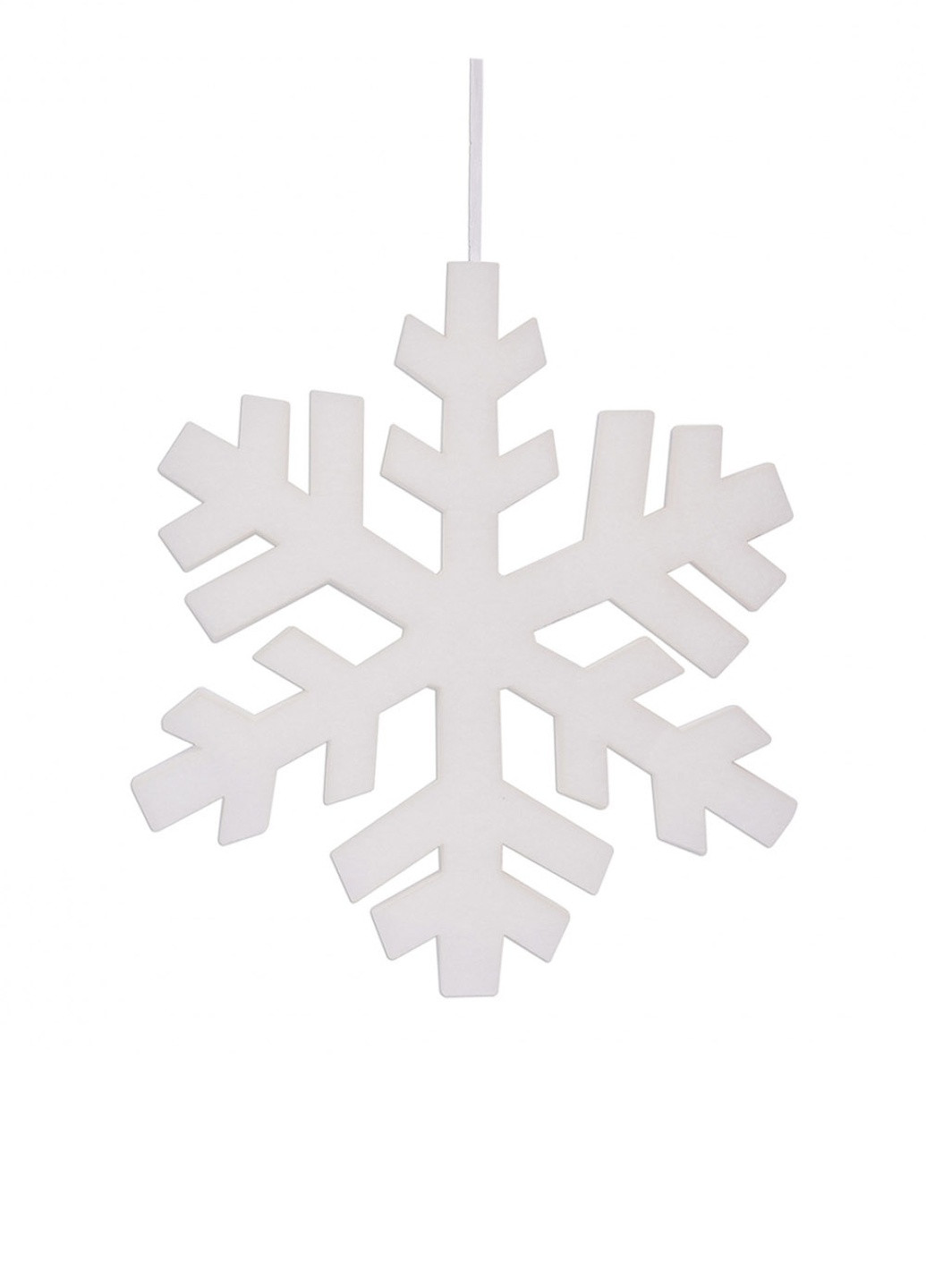 Сніжинка декоративна колір різнокольоровий ЦБ-00203540 No Brand (259465443)