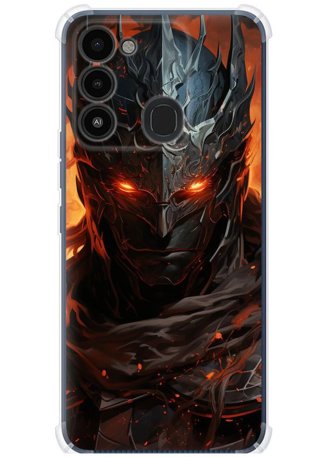 Силіконовий протиударний с посиленими кутами чохол 'Темний лицар' для Endorphone Tecno Spark 8C KG5k (266053833)