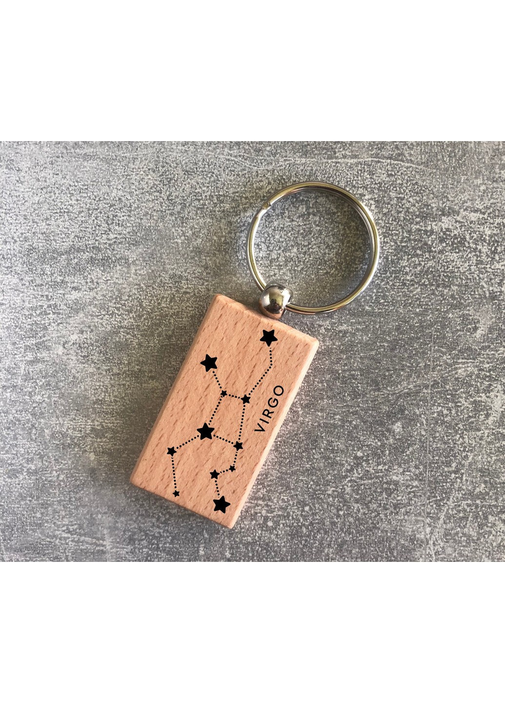 Дерев’яний брелок з сузір’ям зодіака «Діва» ЗаСвіт (261255795)