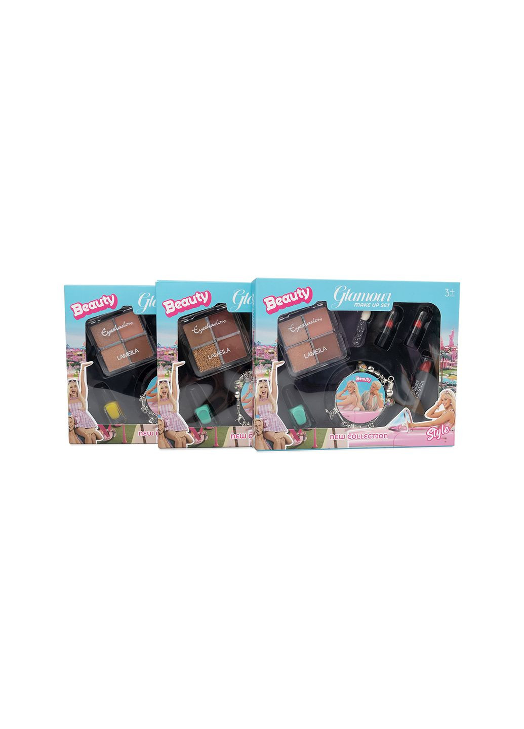 Набір косметики + пандора Barbie колір різнокольоровий ЦБ-00237792 No Brand (272776115)