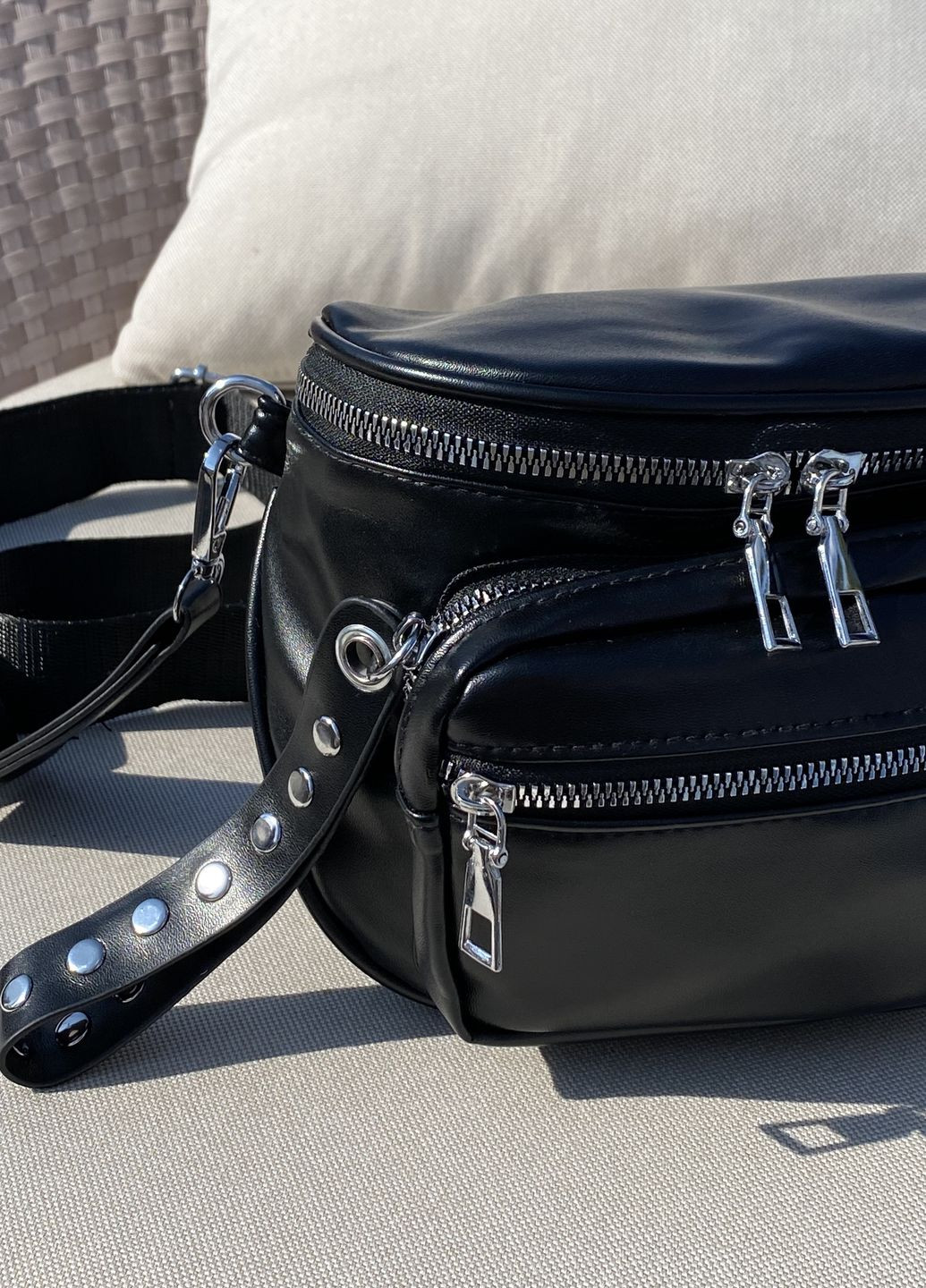 Женская сумка кросс-боди черная No Brand (270829156)