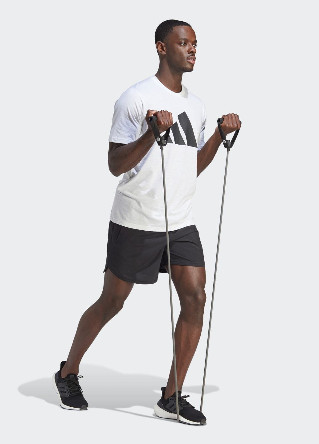 Біла футболка для тренувань train essentials feelready logo adidas