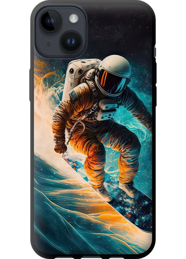 TPU чорний чохол 'Сноубордист' для Endorphone Apple iPhone 14 Plus (258092430)