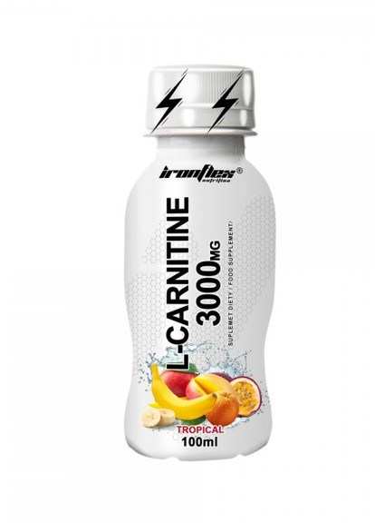 L-карнитин L-Carnitine 3000 mg 100 ml (Tropical) Ironflex (258780675)