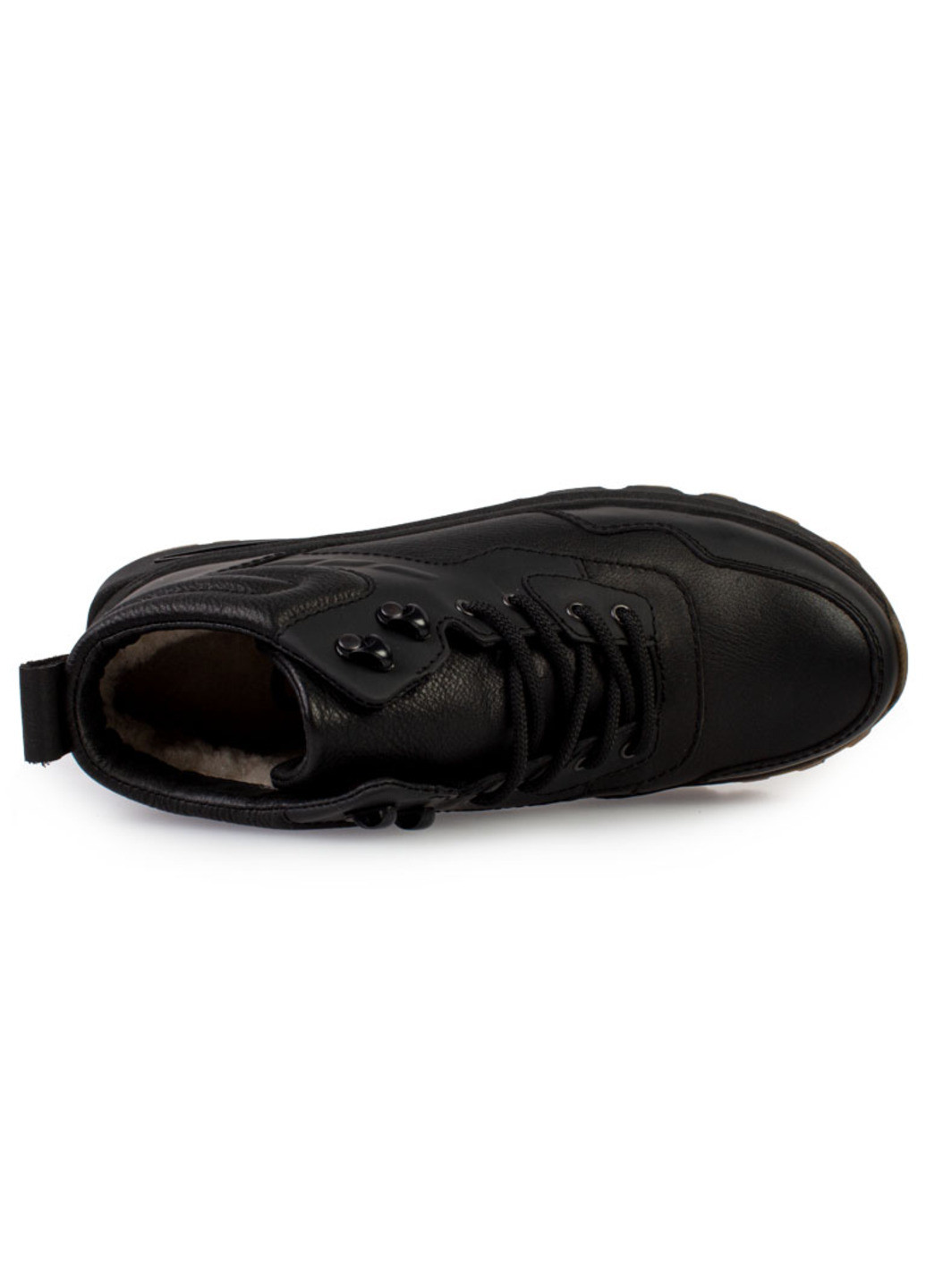 Черные зимние ботинки мужские бренда 9500964_(1) One Way