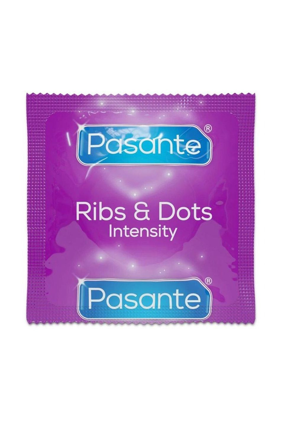 Презервативи ребристі з точками Pasante Ribs&Dots, 10 шт. No Brand (270010452)