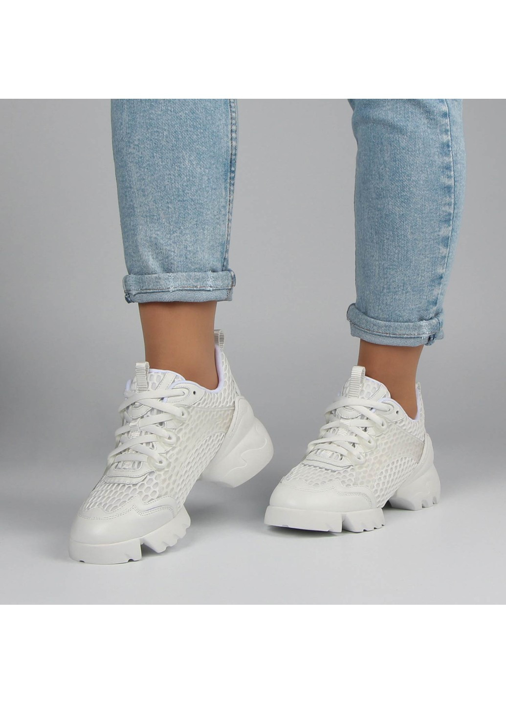 Женские кроссовки 196825 Buts белые демисезоны (258843514)