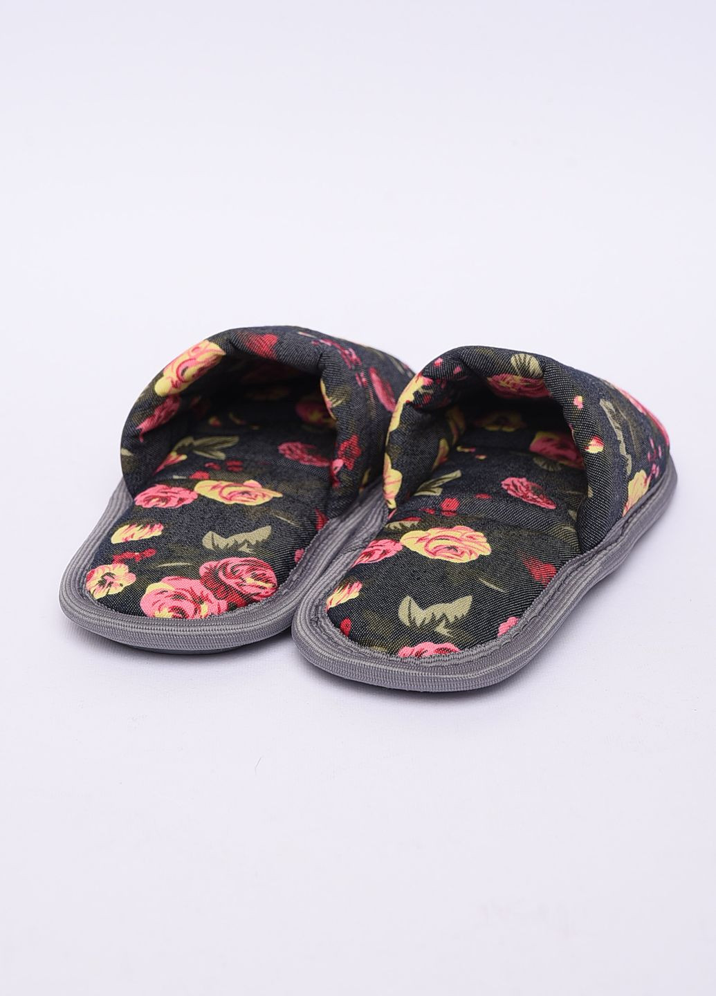 Серые тапочки детские серые Let's Shop