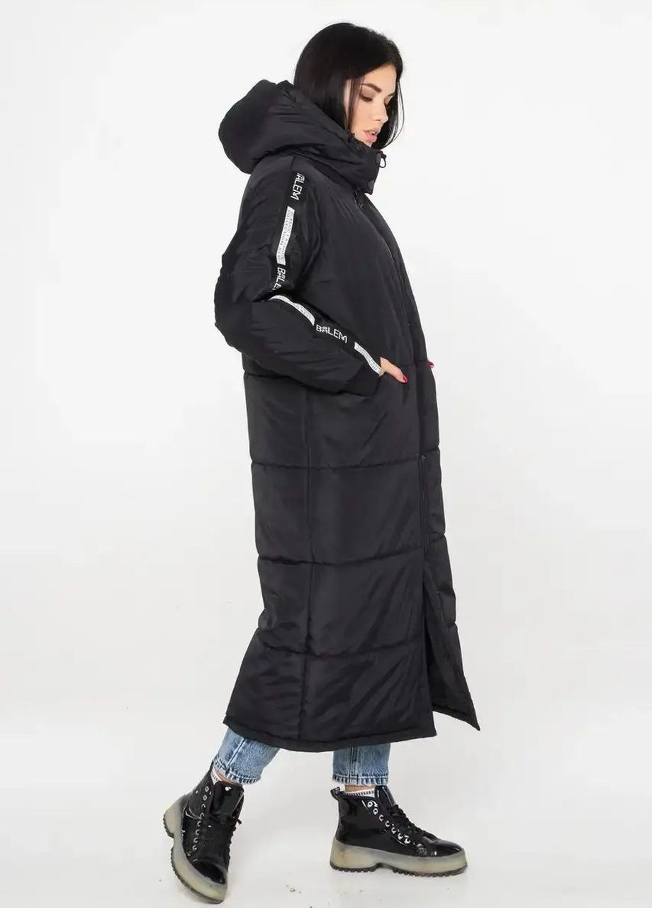 Чорна зимня зимові жіночі куртки SK