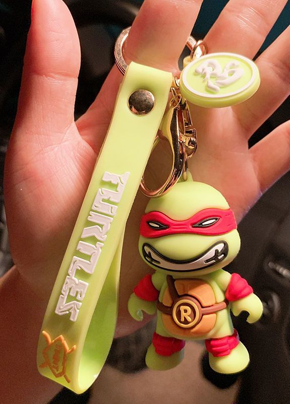 Рафаель Черепашки Ніндзя брелок на рюкзак, ключі Teenage Mutant Ninja Turtles Raphael Shantou (276530721)