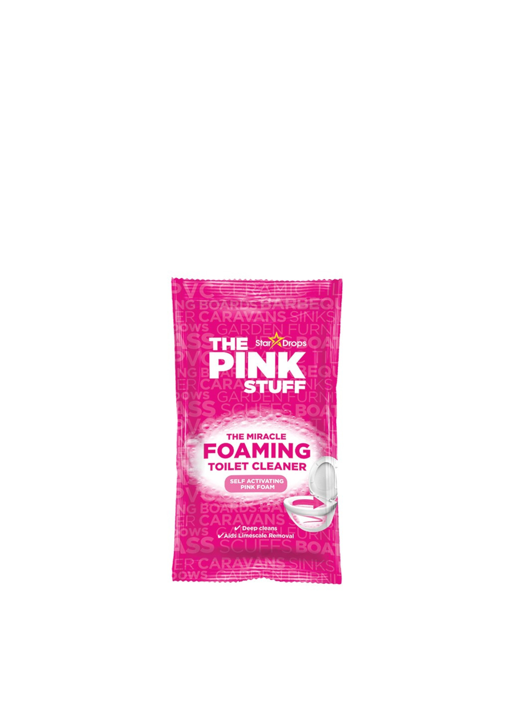 Пінний порошок для очищення туалету, 3*100 г The Pink Stuff (276970895)