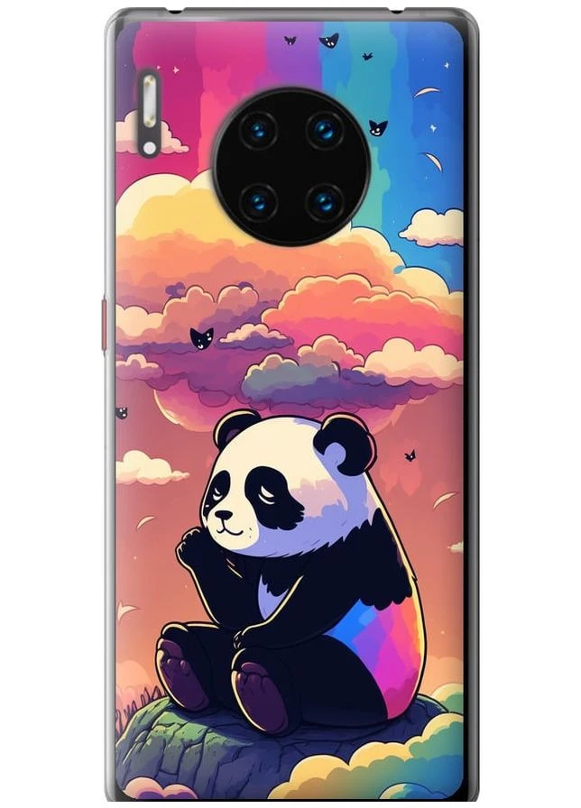 Силіконовий чохол 'Панда в хмарах' для Endorphone Huawei Mate 30 Pro (276394414)