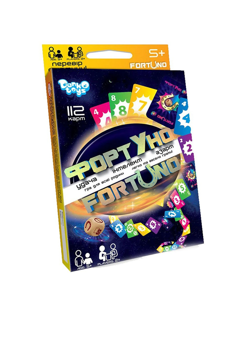Развивающая настольная игра "ФортУно" средняя цвет разноцветный ЦБ-00124812 Danko Toys (259464936)