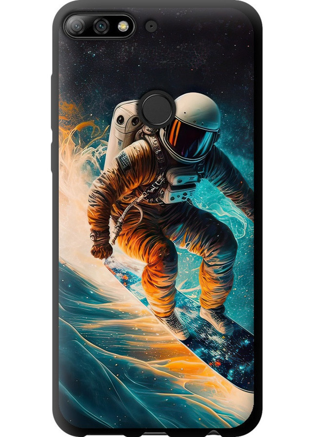 TPU чорний чохол 'Сноубордист' для Endorphone Huawei Y7 Prime 2018 (258093462)