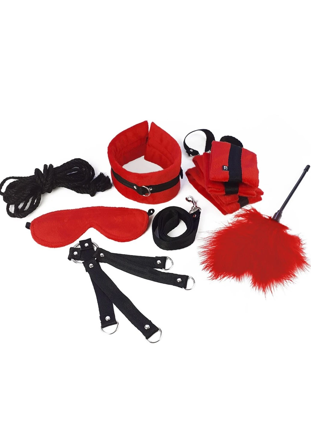 Набір БДСМ - Soft Touch BDSM Set, 9 предметів, Червоний Art of Sex (277235441)