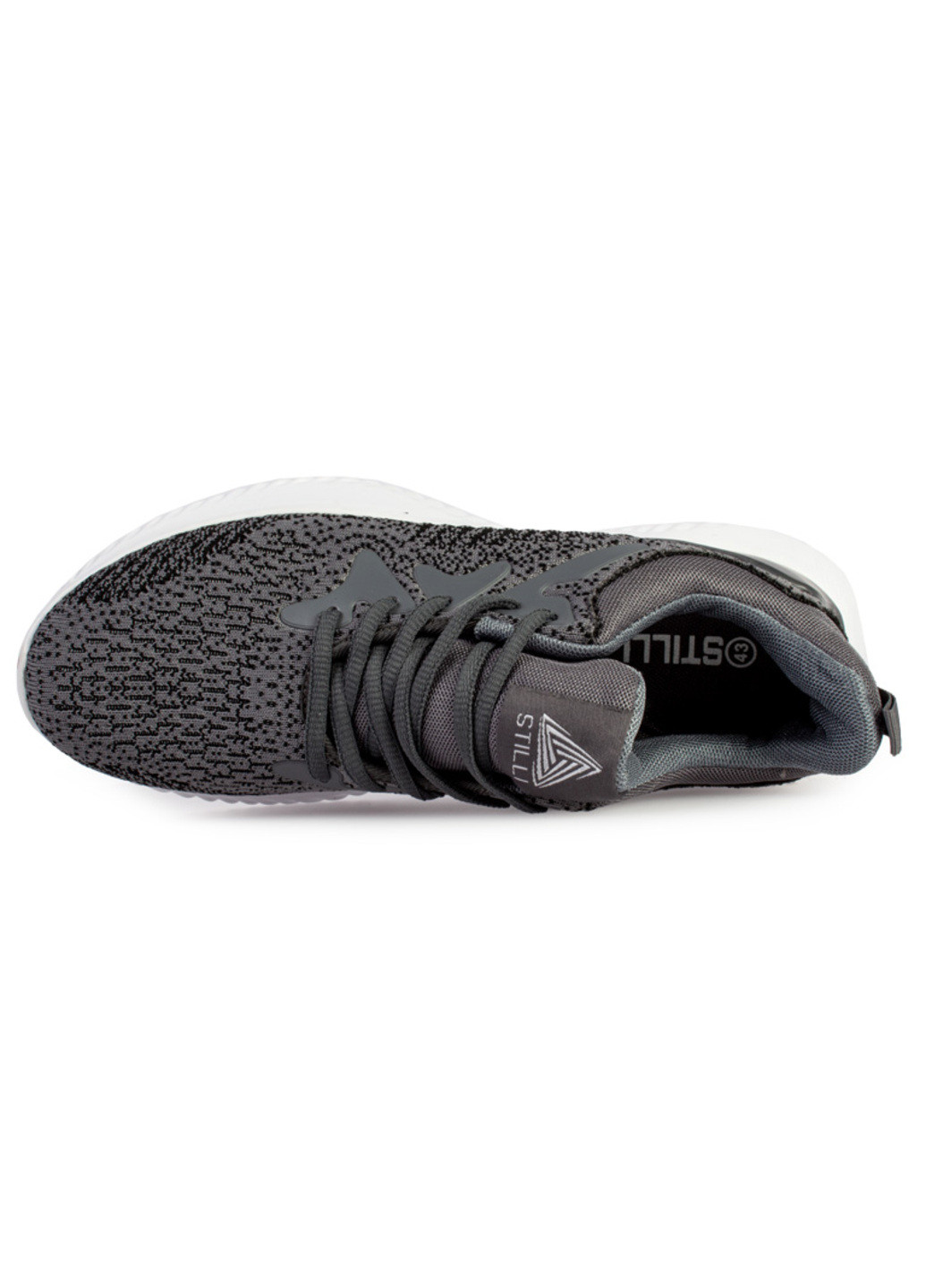 Серебряные демисезонные кроссовки мужские бренда 9200204_(2) Stilli