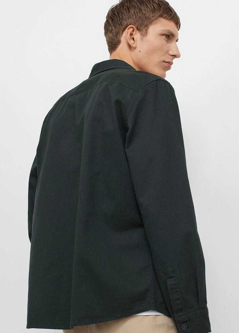 Сорочка демісезон,темно-зелений, H&M (265622902)