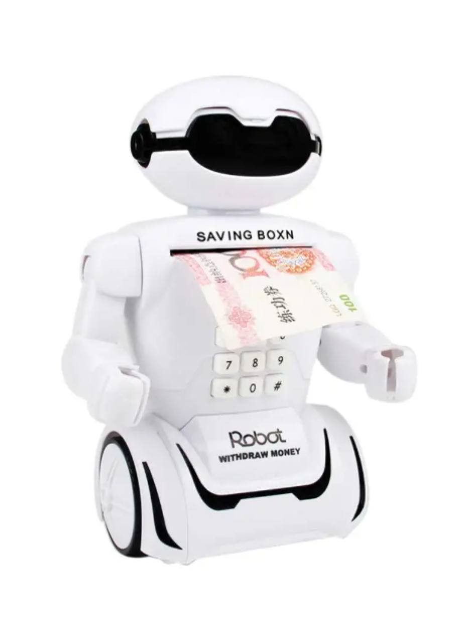 Скарбничка сейф із кодовим замком No Brand robot piggy bank (276842540)