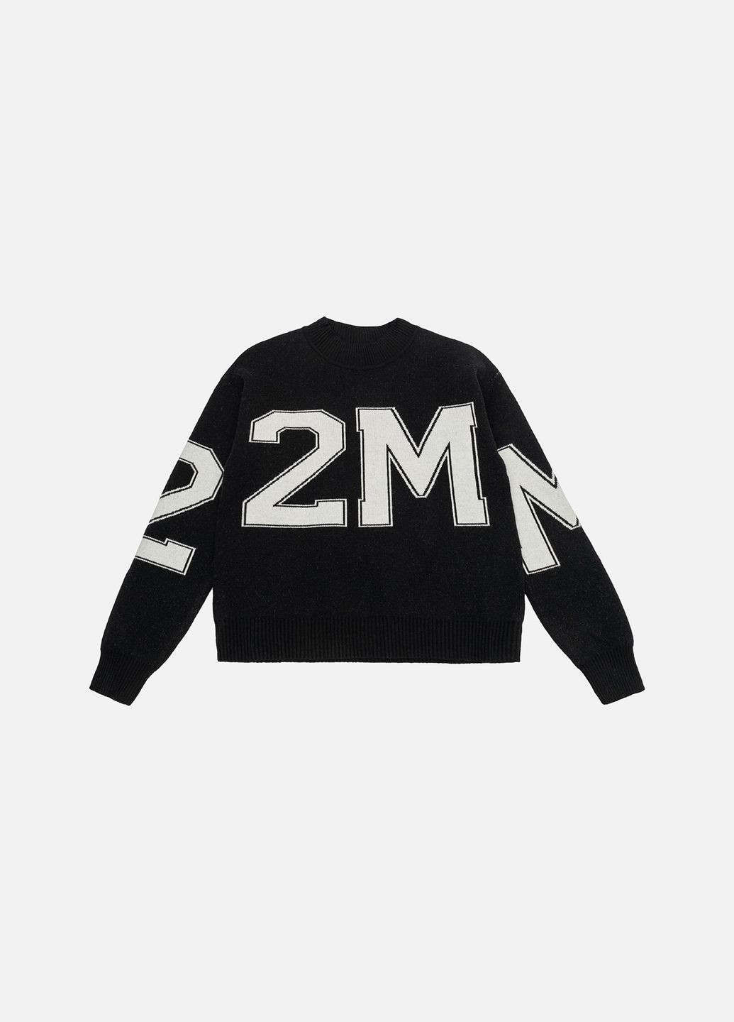 Чорний зимовий светр для дівчинки колір чорний цб-00220735 Lizi Kids