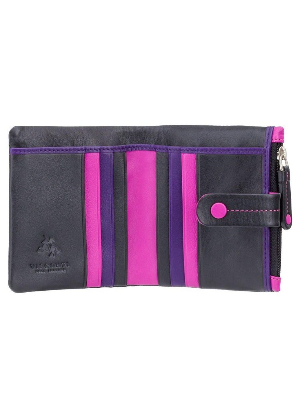 Жіночий шкіряний гаманець M77 Mojito (Red Multi) Visconti (261853522)