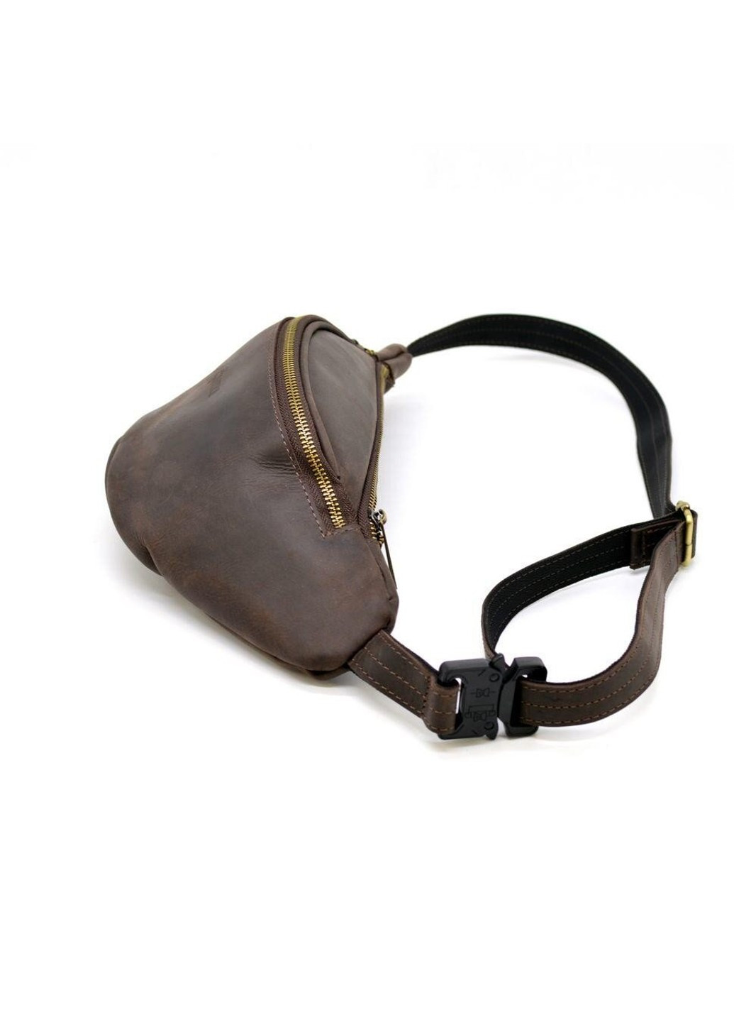Кожаная коричневая сумка на пояс унисекс rc-3036-4lx TARWA (263776771)