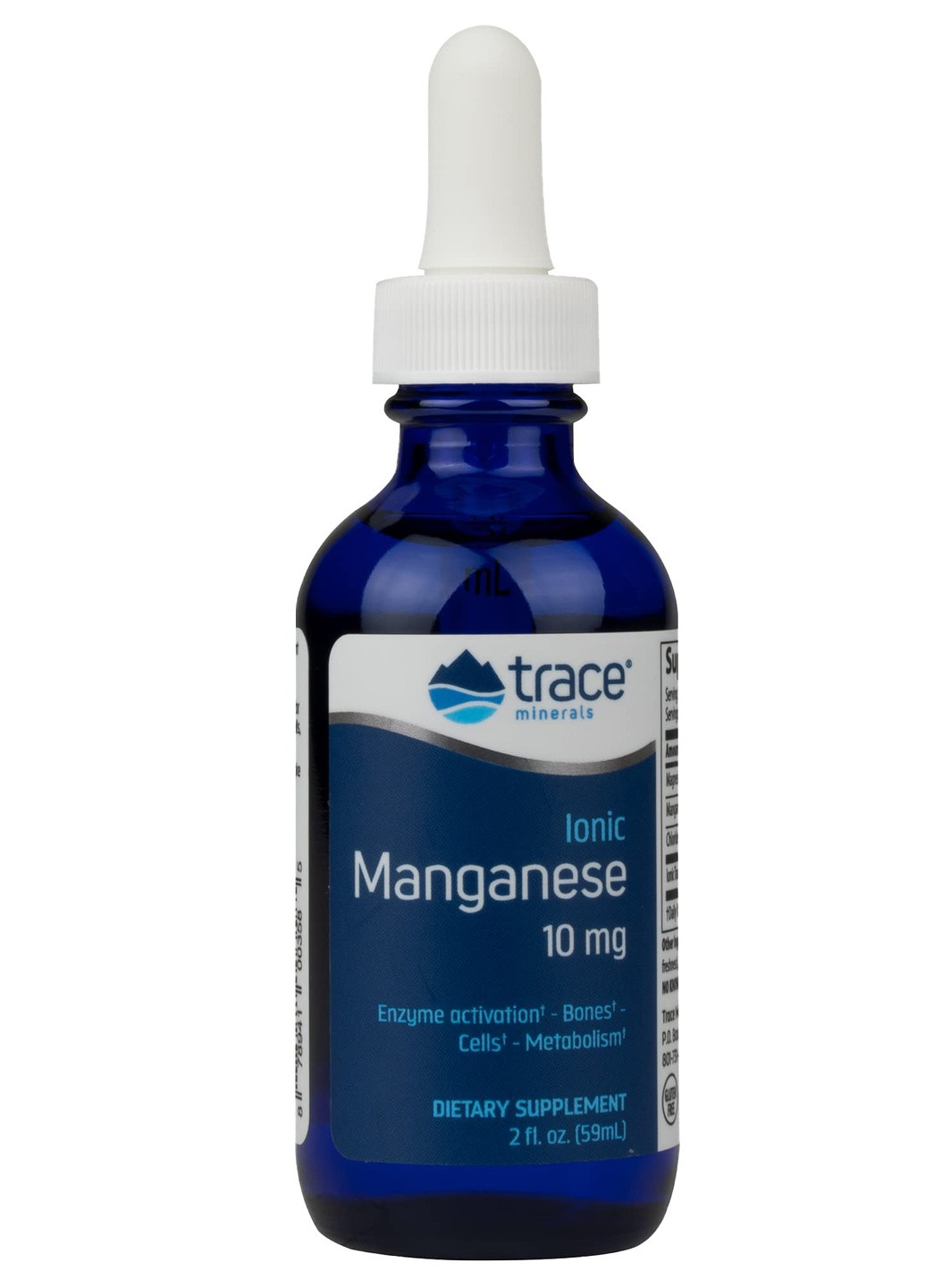 Іонний марганець Trace Minerals Research Liquid Ionic Manganese 10 mg 59 ml Thorne Research (258966725)