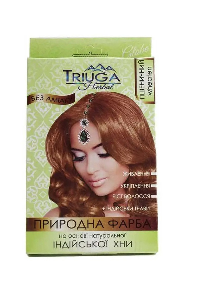 Фарба натуральна для волосся Triuga на основі хни Пшеничний 25 г Triuga Herbal (258576684)