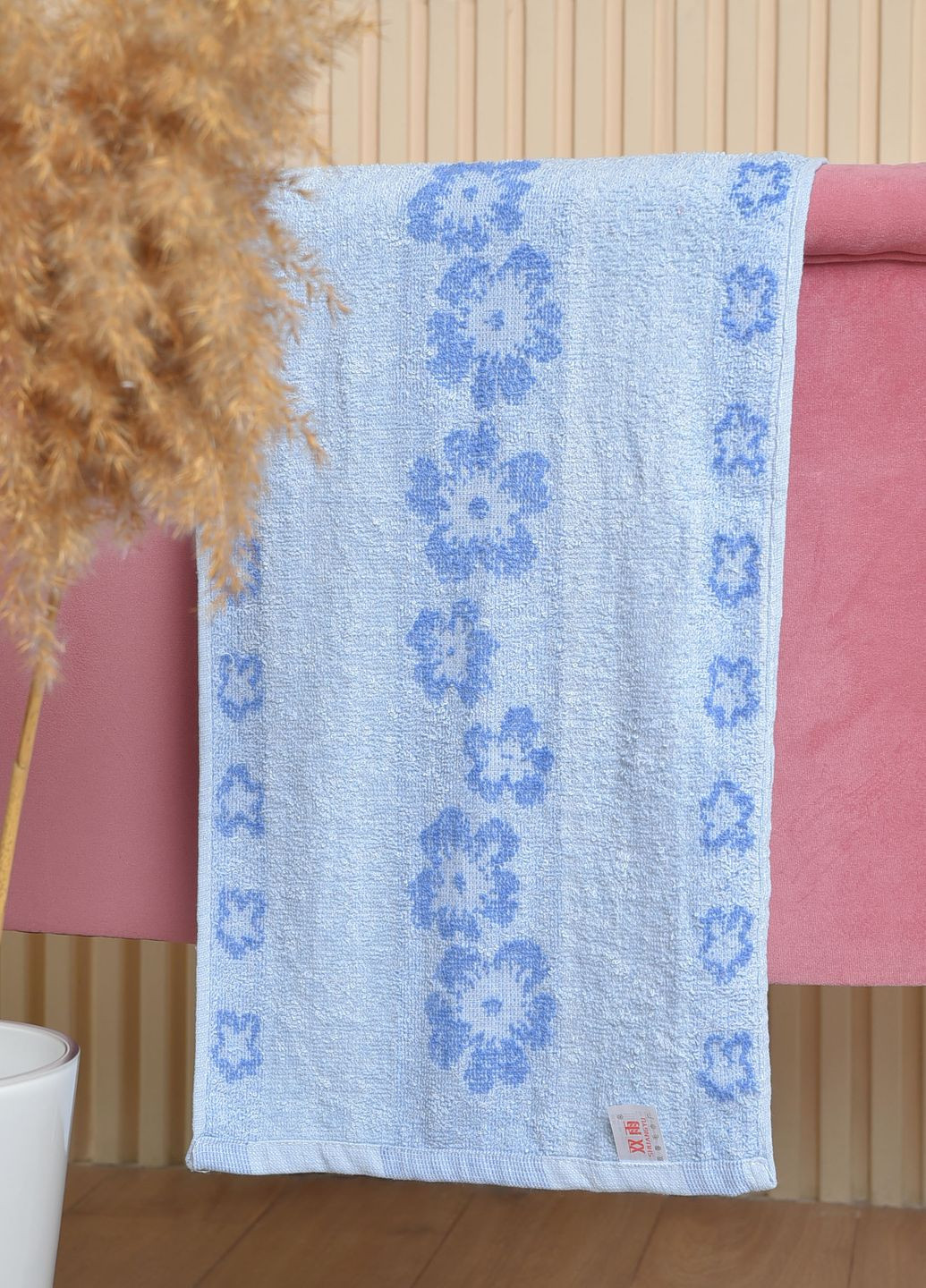 Let's Shop полотенце кухонное махровое голубого цвета однотонный голубой производство - Китай