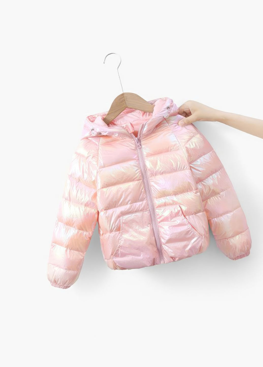 Розовая демисезонная куртка демисезонная для девочки 9097 90 см розовый 68410 DobraMAMA