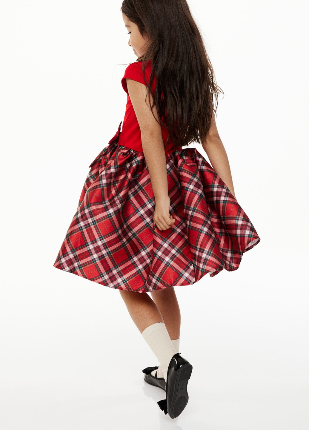 Червона нарядна сукня для дівчинки 122-128 розмір червоне 0922706022 H&M (256675305)