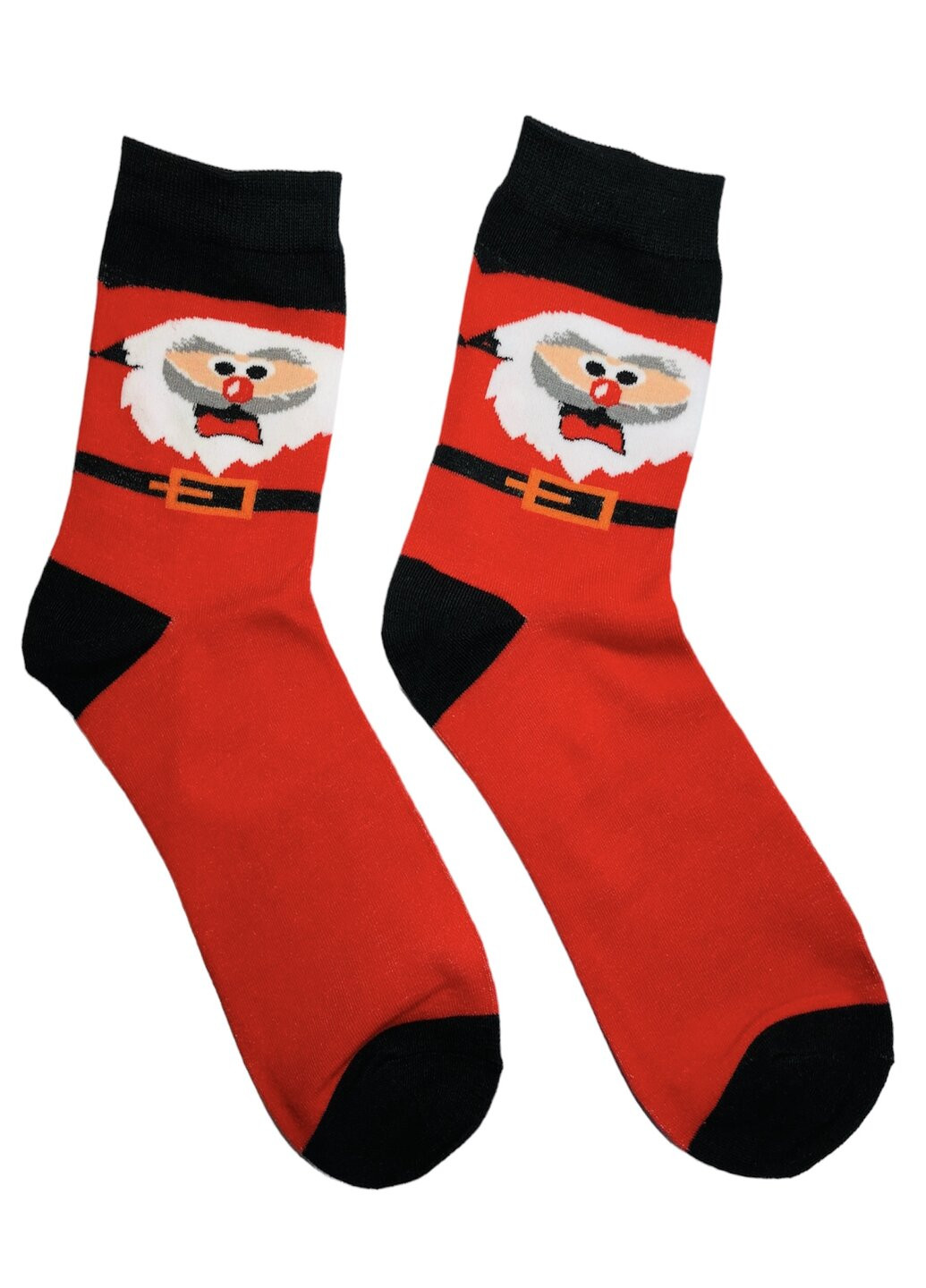 Носки с новогодним принтом "Санта" Socks (269462496)