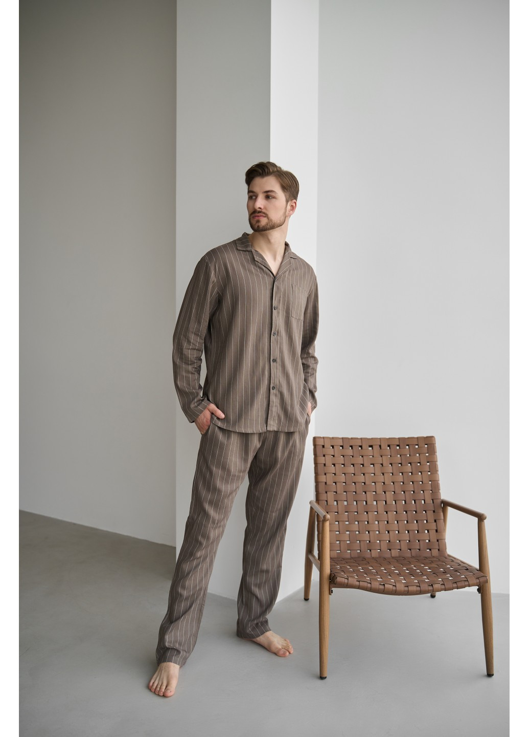 Пижама Linen Strip Handy Wear (259661749)
