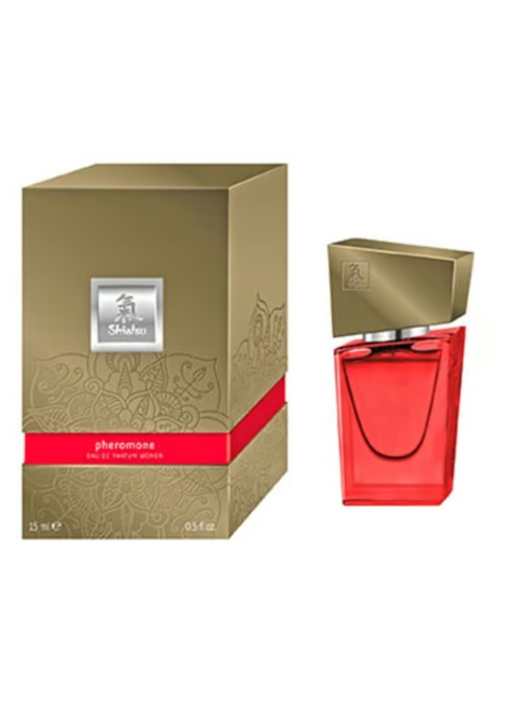Духи з феромонами жіночі SHIATSU Pheromone Fragrance women red 15 ml Hot (258551448)