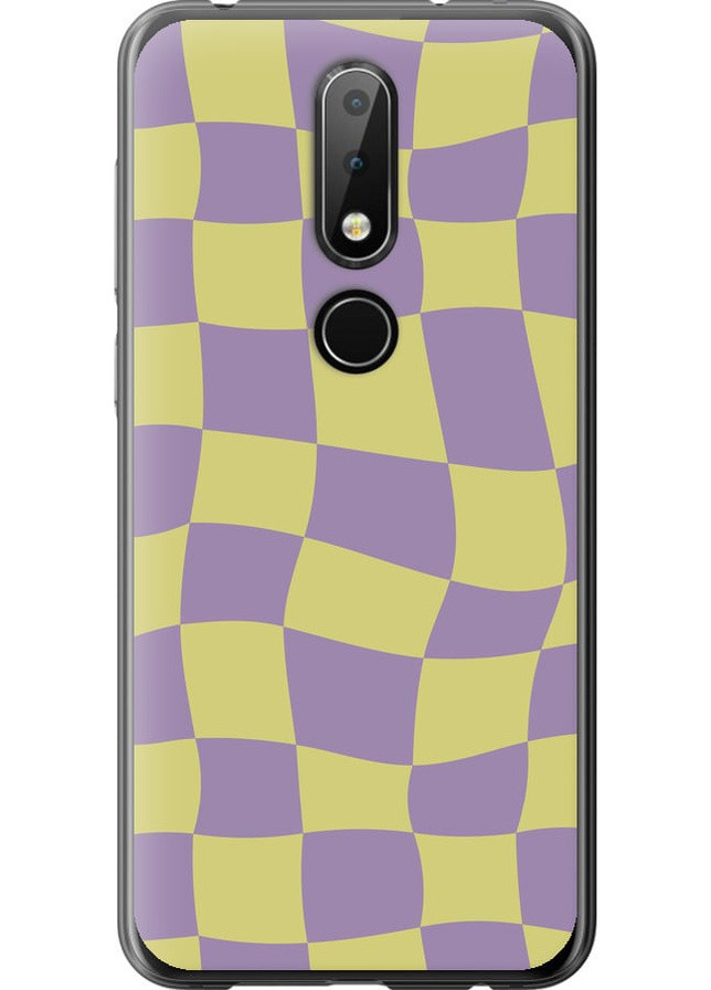 Силиконовый чехол 'Квадраты v2' для Endorphone Nokia 6.1 Plus (257797922)