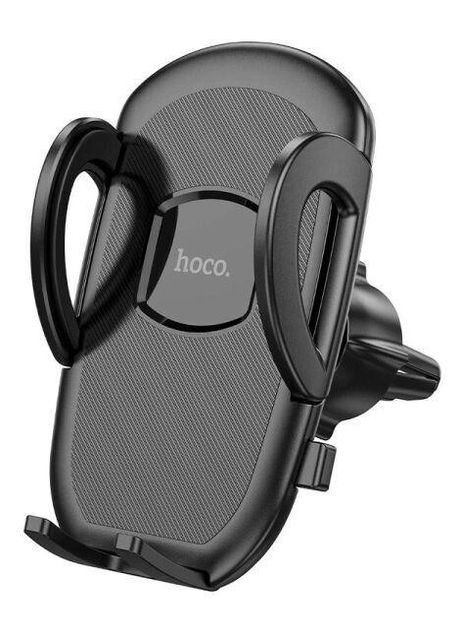 Автодержатель General для телефона (на воздуховод, дефлектор с зажимом, оборот на 360 градусов, шарнир) - Черный Hoco h8 (276534340)