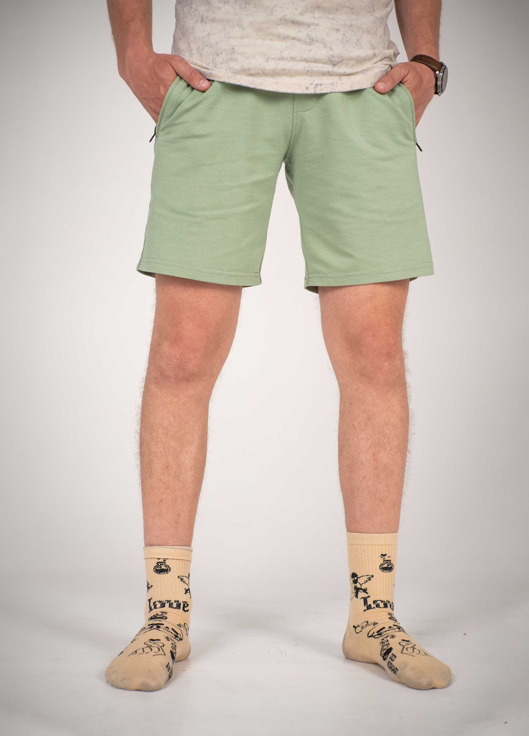Мужские шорты олива Clirik Custom Wear (259469337)