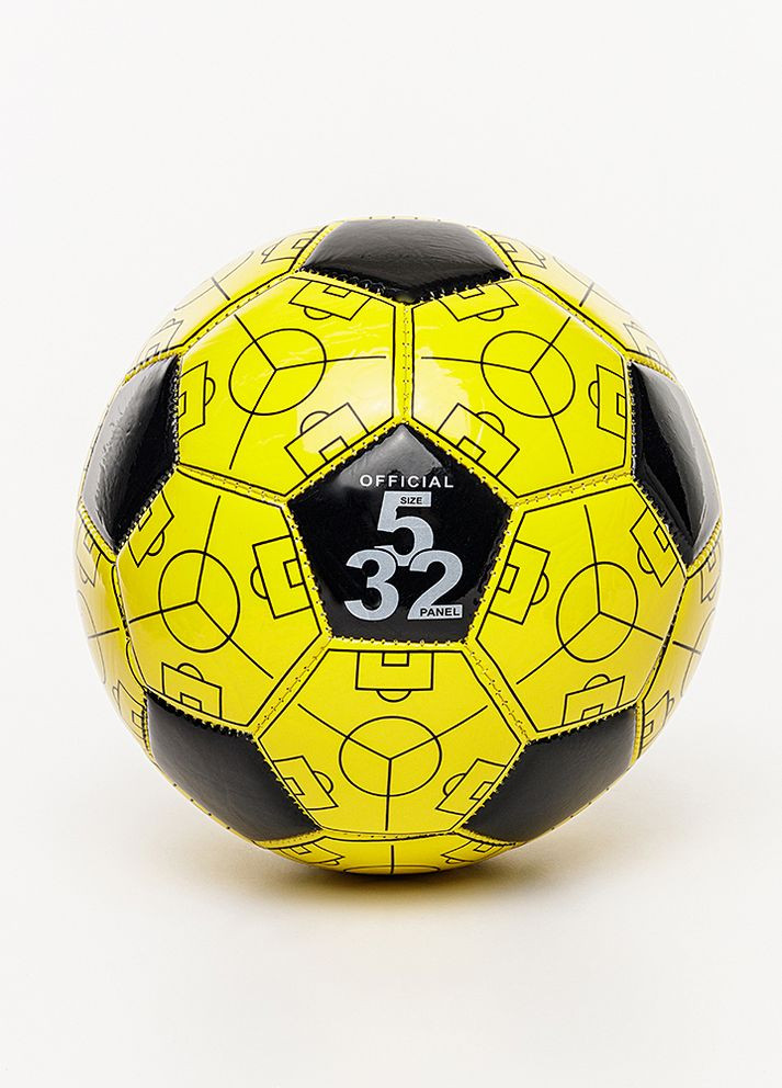 М'яч футбольний колір жовтий ЦБ-00225559 No Brand (276248776)