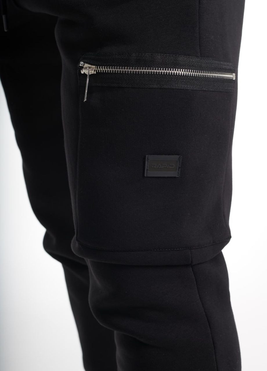 Зимний спортивный костюм с начесом мятный худые + черные брюки Grand Vakko (267959761)