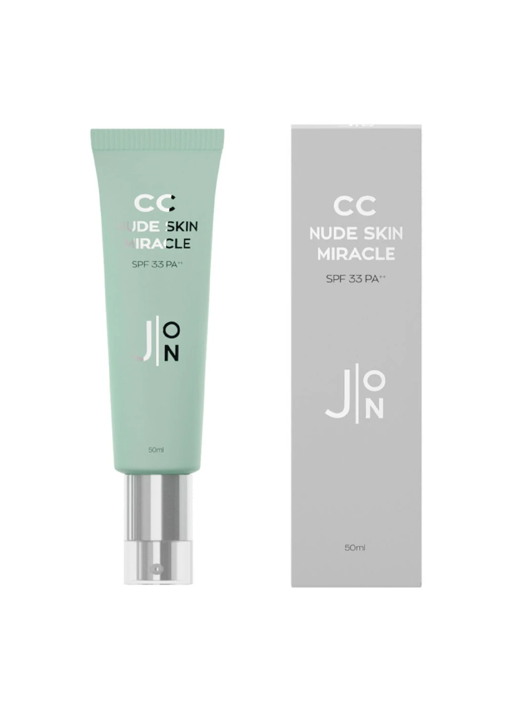 J:ON СС-крем корректирующий CC Nude Skine MiracleI SPF 33 PA++ 50 мл — Крем, Китай (276844148)