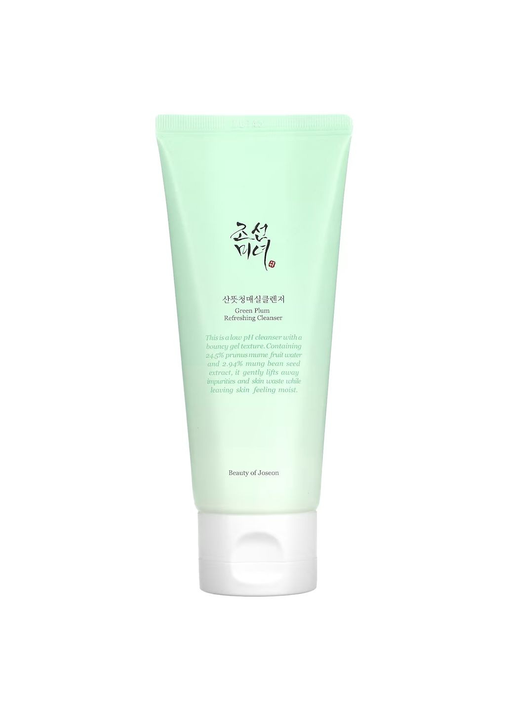 Пенка GREEN PLUM REFRESHING CLEANSER с нейтральным рН с экстрактом зеленой сливы и бобовых, 100 мл Beauty of Joseon (258034134)