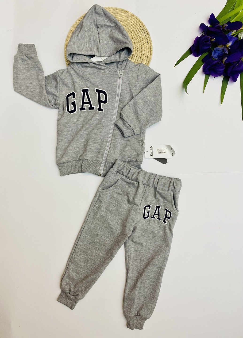 Серый детский спортивный костюм gap Murat baby