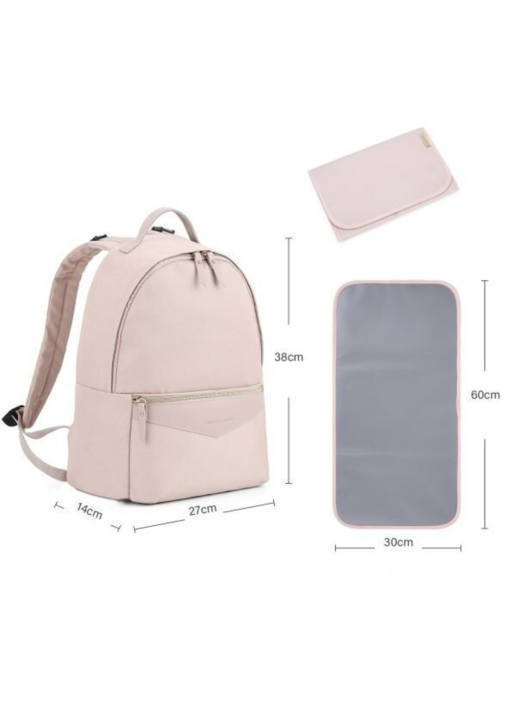 Рюкзак для мами рожевий (MM3101300A012) Mommore (263360708)