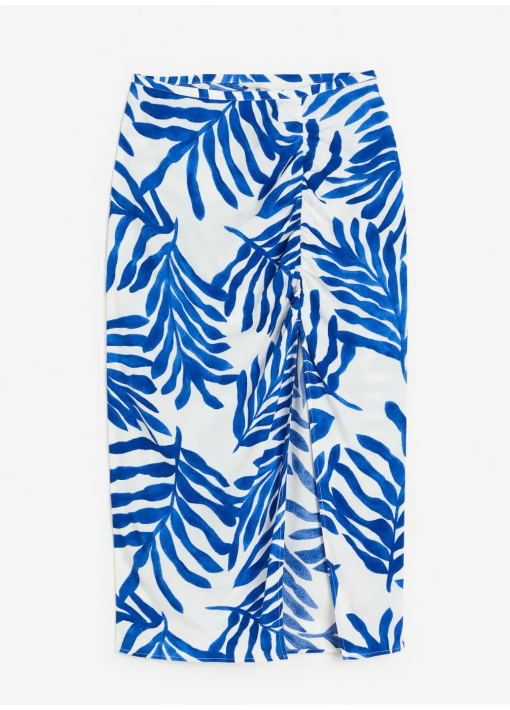 Жіноча спідниця з розпіркою Н&М (55980) XXL Синя H&M (259637717)