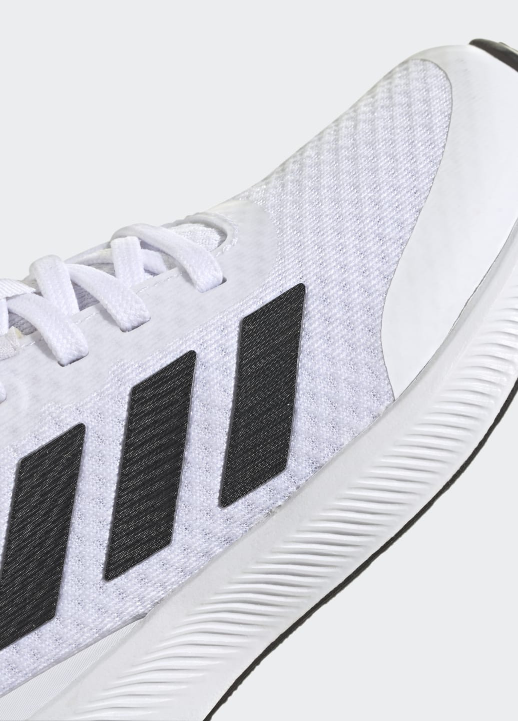 Білі всесезонні бігові кросівки runfalcon 3 lace adidas