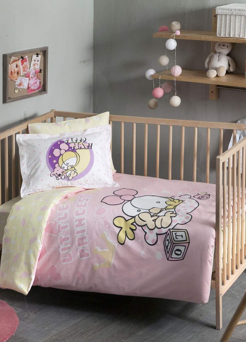 Комплект постельного белья для новорожденных Sizinkiler Little Princess Ранфорс Tac (259017776)