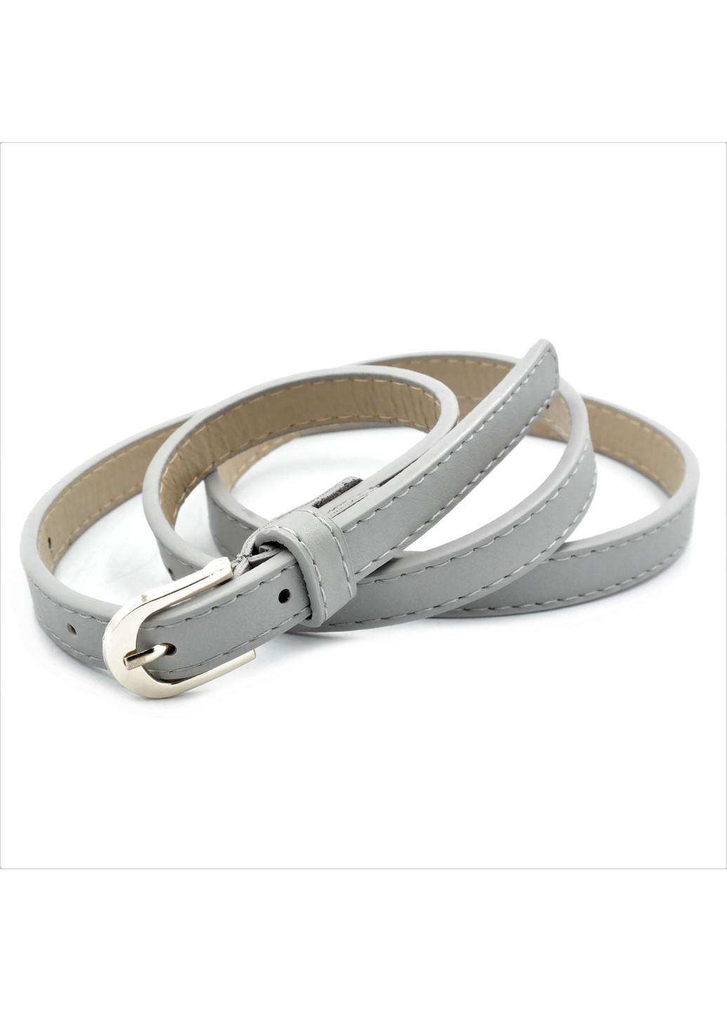 Жіночий ремінь Weatro Сірий nwzh-15-0027 Le-Mon (272596831)