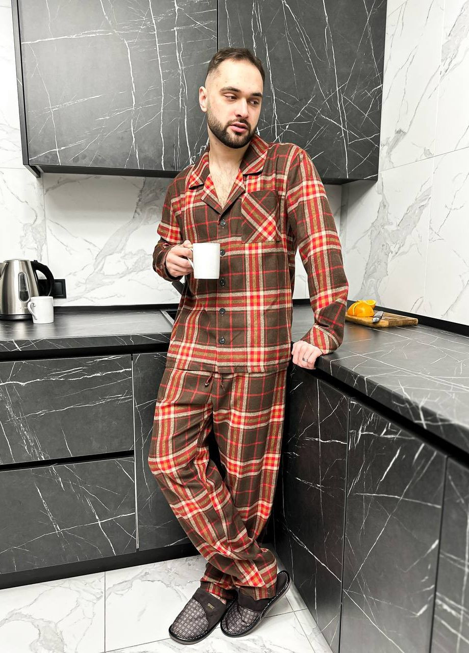 Стильный и уютный домашний костюм-пижама Vakko (276255639)