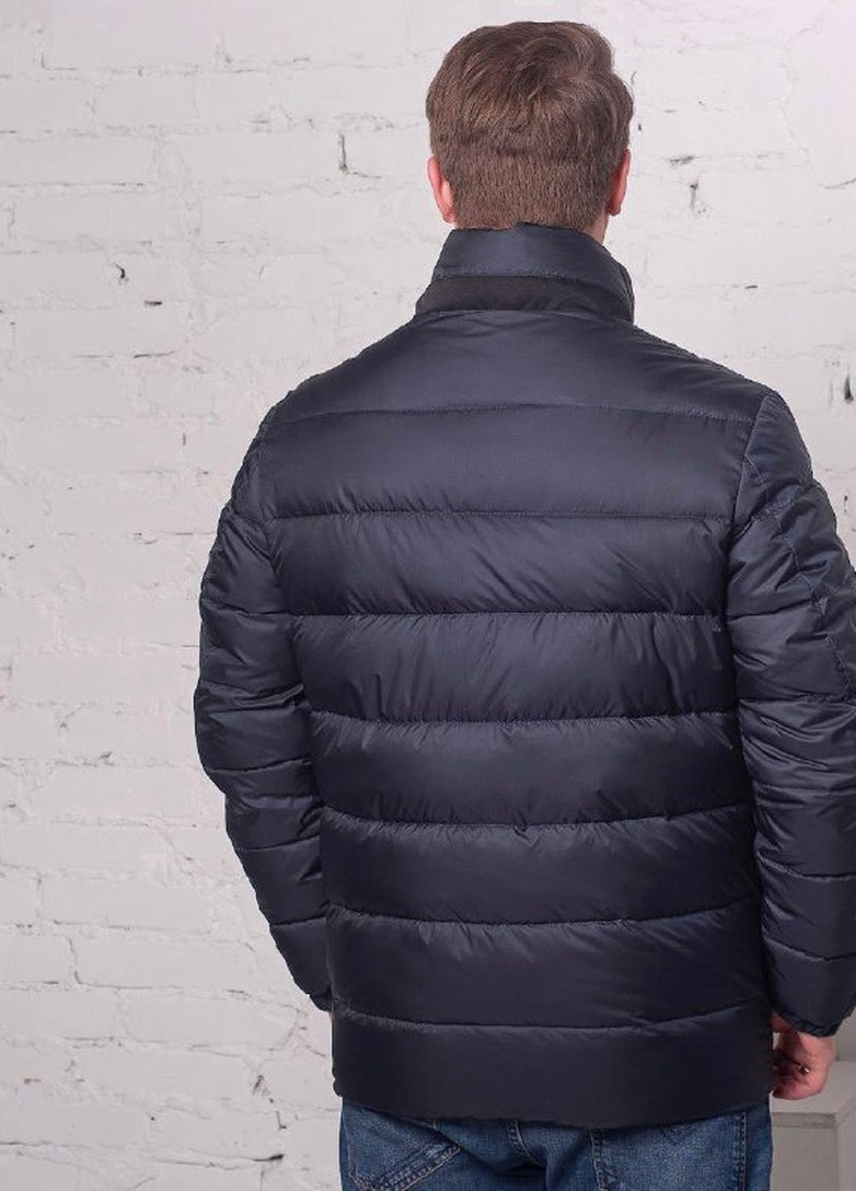 Темно-синяя демисезонная демисезонная куртка мужская большого размера SK