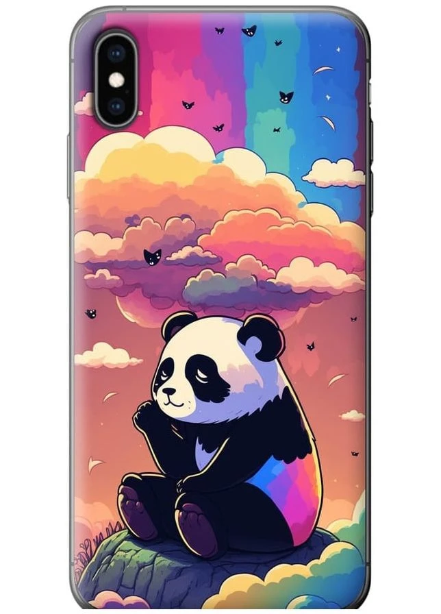 2D пластиковий чохол 'Панда в хмарах' для Endorphone Apple iPhone XS Max (276320622)
